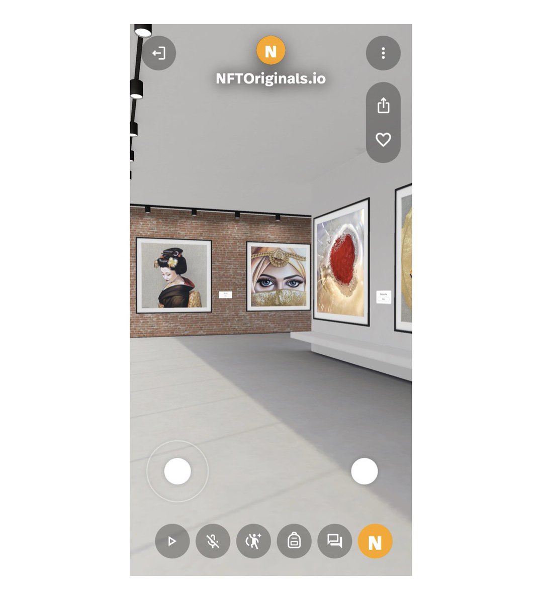 My artworks in Metaverse Art Gallery!
Visit: spatial.io/s/NFTOriginals…

<a href="/Spatial_io/">Spatial</a> 
<a href="/StudioTablinum/">Tablinum Cultural Management</a> 

#nft #nftcollector #NFTCommunity #nftsales #NFTs #nftgallery #nftart #nftartgallery #Metaverse