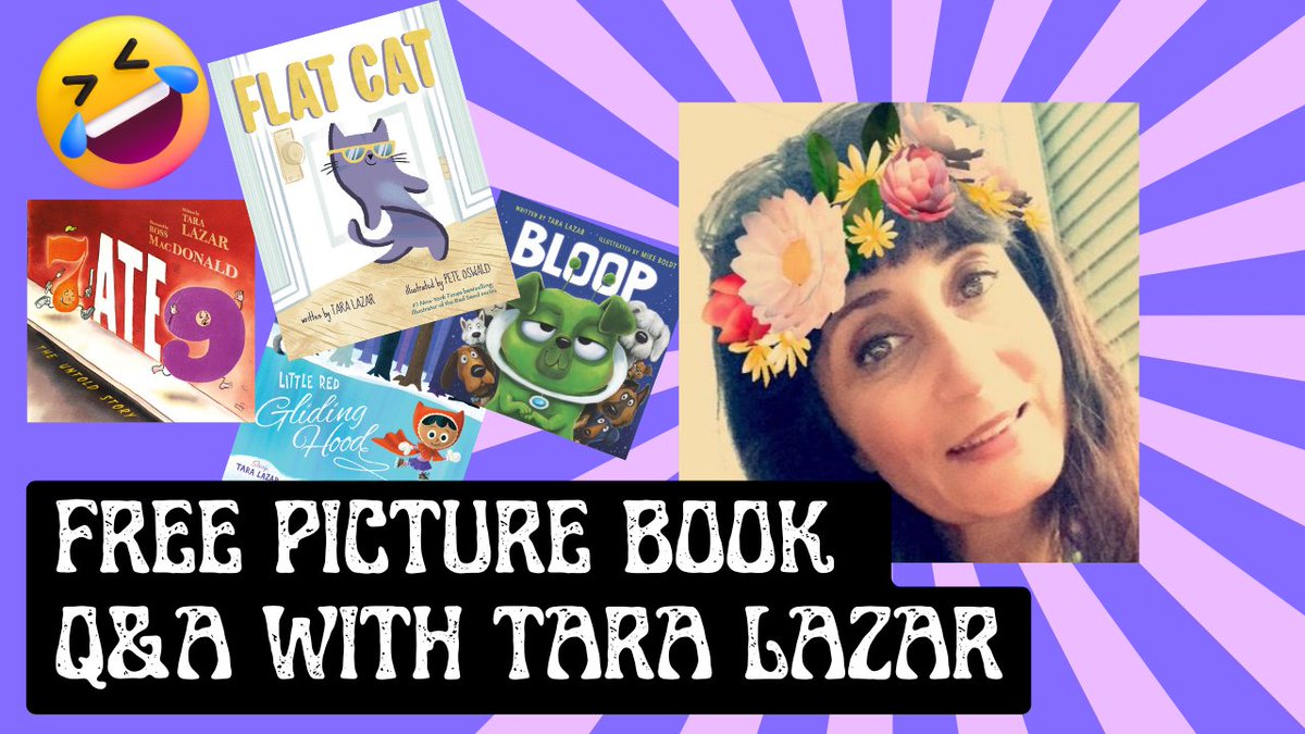 taralazar's tweet photo. The 1st FREE, live #picturebook #kidlit Q&amp;A has been tentatively scheduled for Sunday, August 13 at 1pm.  See my YouTube (tarakidlit) for details. https://t.co/4cu37AaUdv https://t.co/oDmGKi0qoN