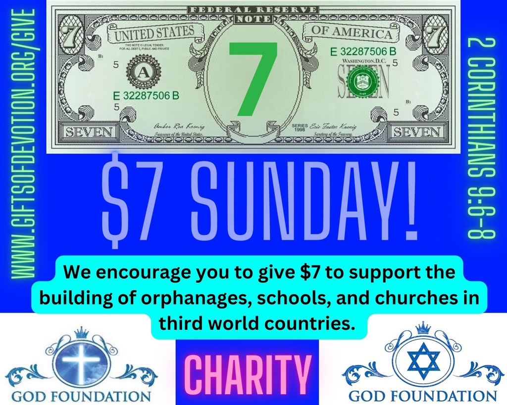 jackiemaddison's tweet image. We encourage you to give $7 to support the building of orphanages, schools, and churches in third world countries. 💚🤍💗 #GodFoundation l8r.it/YQFQ 💙
