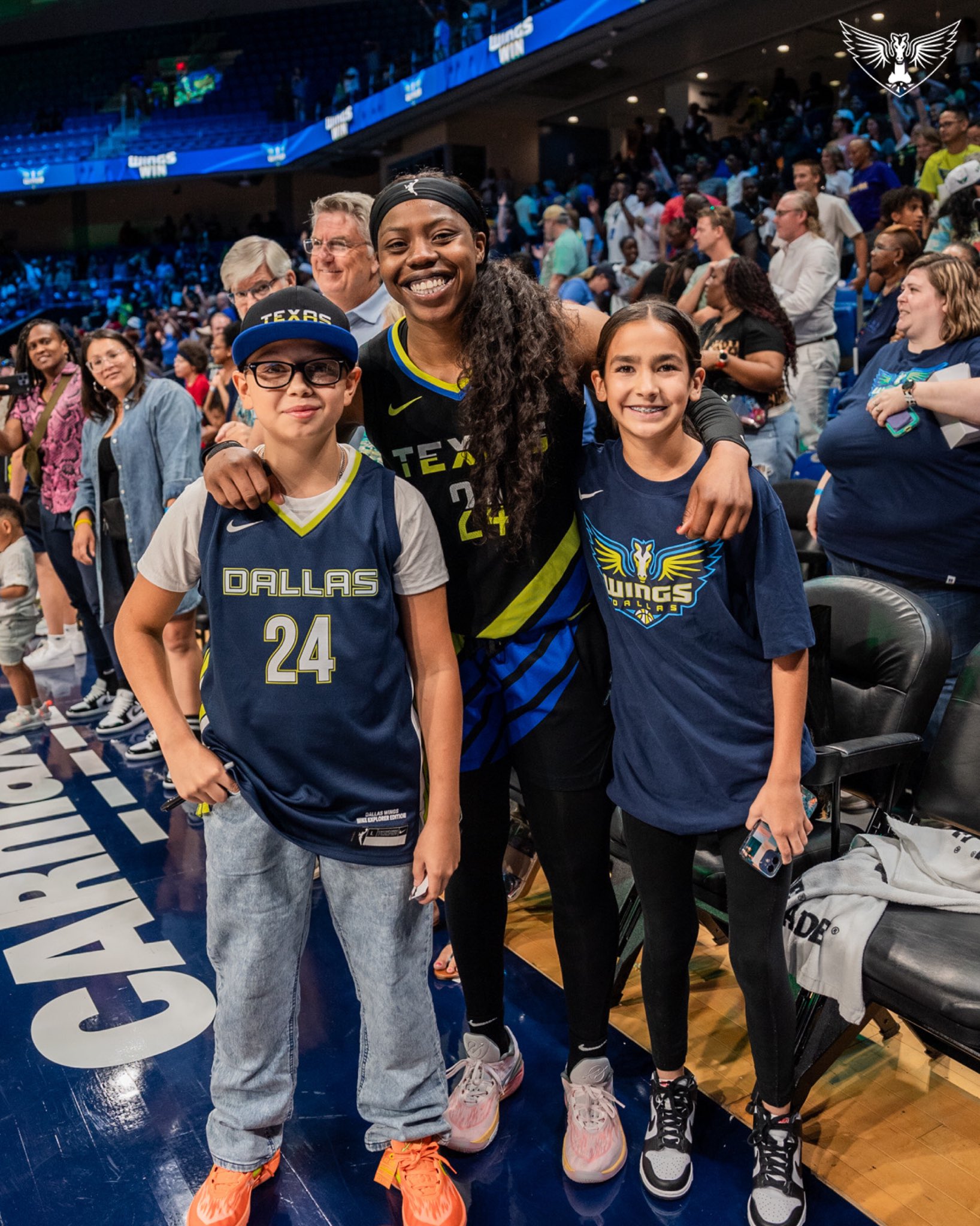 Dallas Wings on Twitter "When you win Arike_O’s courtside seat, you