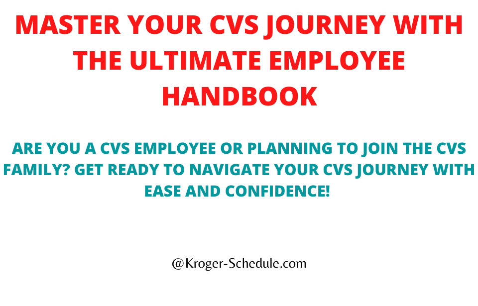 employeeupdates's tweet photo. 📚🔍 Are you a CVS employee or planning to join the CVS family? Get ready to navigate your CVS journey with ease and confidence! 🚀🌟#CVSEmployee #CVSHandbook #WorkplacePolicies #EmployeeGuide 🔗 [https://t.co/FEgfhKblr9] https://t.co/ffaPGGLvv2