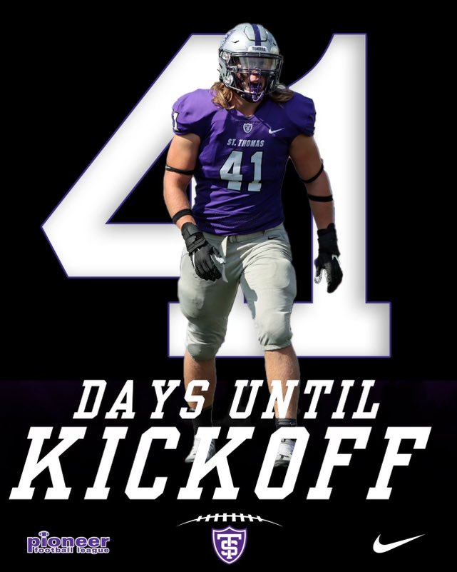 Coach_Caruso's tweet photo. 41 Days to K.O. @UST_Football 

✅ out &amp; follow on IG: CoachGFC

#Pa22ion | #Pion23rs | #Leg24y 🟣⚪️⚫️ https://t.co/Z2MMCFyaBW