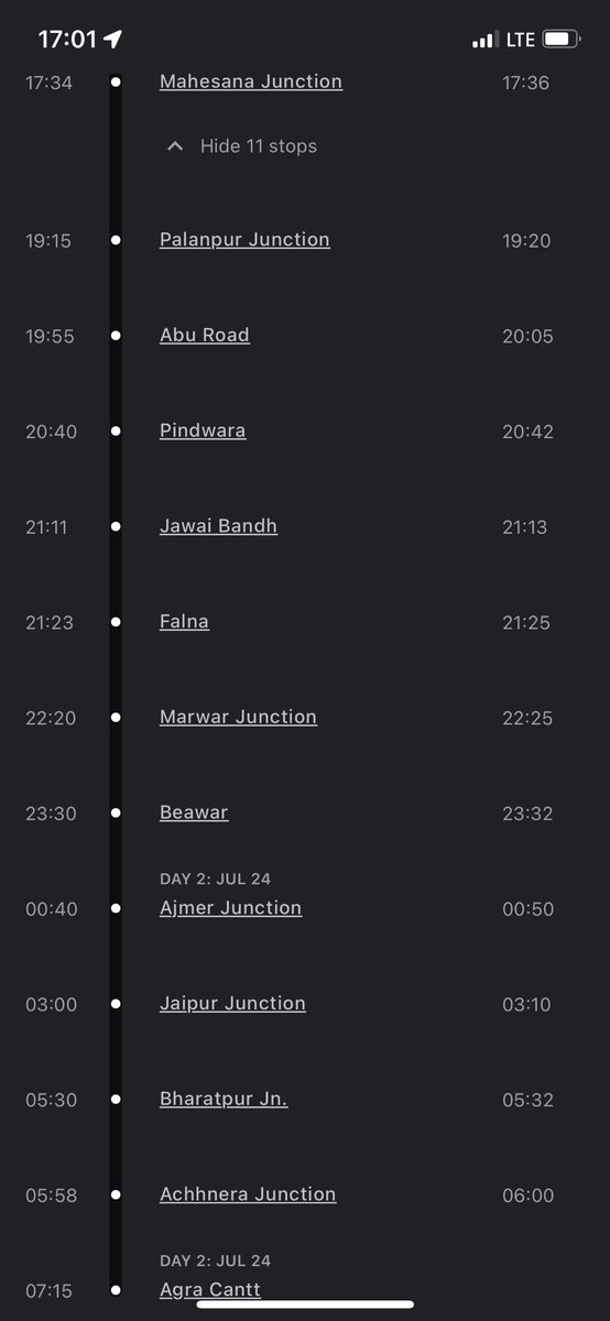 RKPach's tweet photo. Loving journey on train 12548 from #ahmedabad to #agra train started on time and reaching each station on scheduled time a welcome change for Indian railways and salute to @RailMinIndia @AshwiniVaishnaw https://t.co/XfJBuJKB76