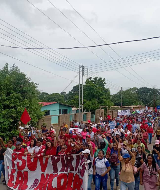 ¡Píritu hermosa y querida! Estoy feliz de ver el alto nivel de organización que han demostrado y más en esta etapa de lucha contra la guerra económica criminal. ¡El pueblo unido jamás será vencido! ¡Mi Reconocimiento y Apoyo Infinito! ¡Viva Píritu y todo Anzoátegui!