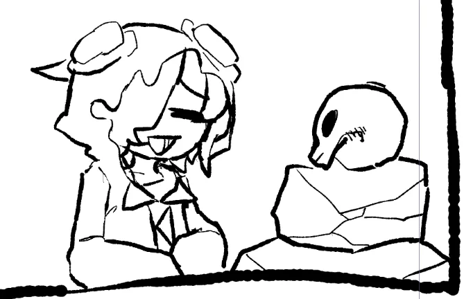 もう読み手に最低限の情報が伝わればいいやというスタンスで描いている 