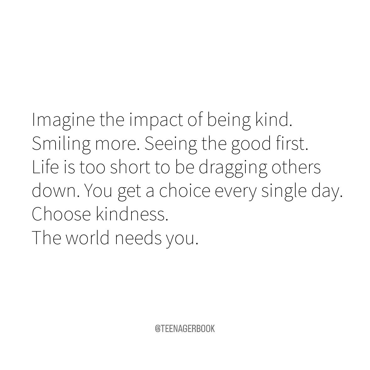 Just imagine… the world needs good 📌
