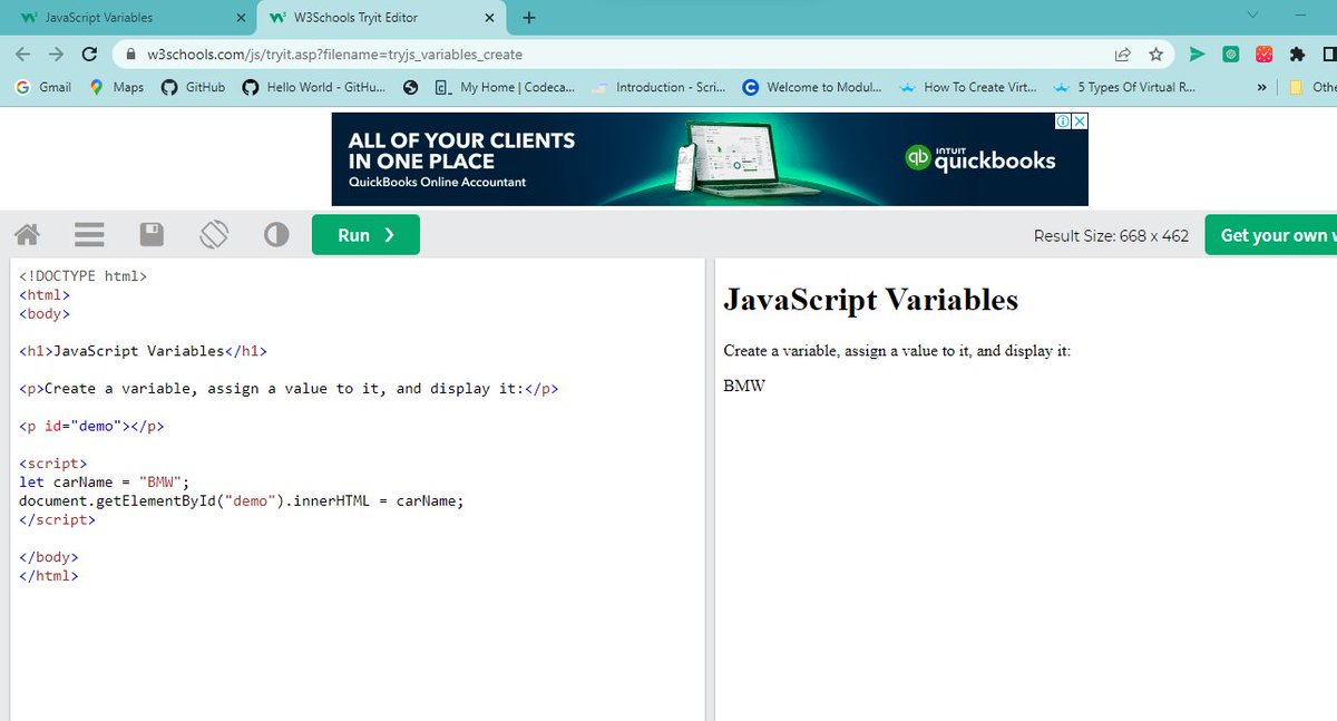 asmitaojha25's tweet photo. Day 53
Today I learnt about JavaScript variables, datatypes.
#60DaysOfLearning2023
#LearningWithLeapfrog
#LSPPD53
#Learning_growing https://t.co/WoXLjCXWZ3