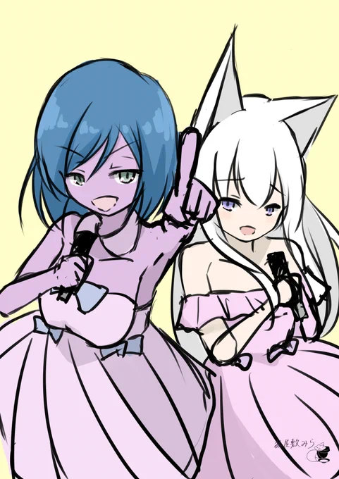 ママさんへ IF世界線描いちゃいました やっちまったぜ☆