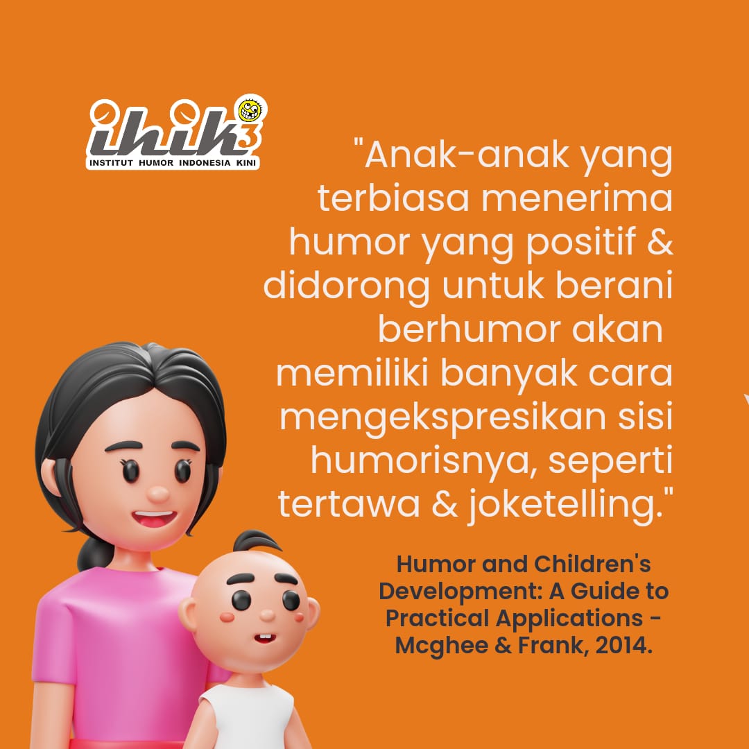 Selamat Hari Anak Nasional! 😁

Selera #humor generasi bangsa selanjutnya ada di tangan kita para orang tua.

#ihik3 siap menjadi mitra Anda secara praktis maupun akademis.

#HariAnakNasional #harianaknasional2023