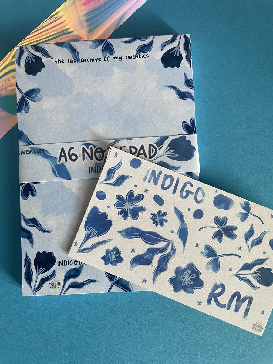 Two indigo notepads left!!! Link in my bio 🩵