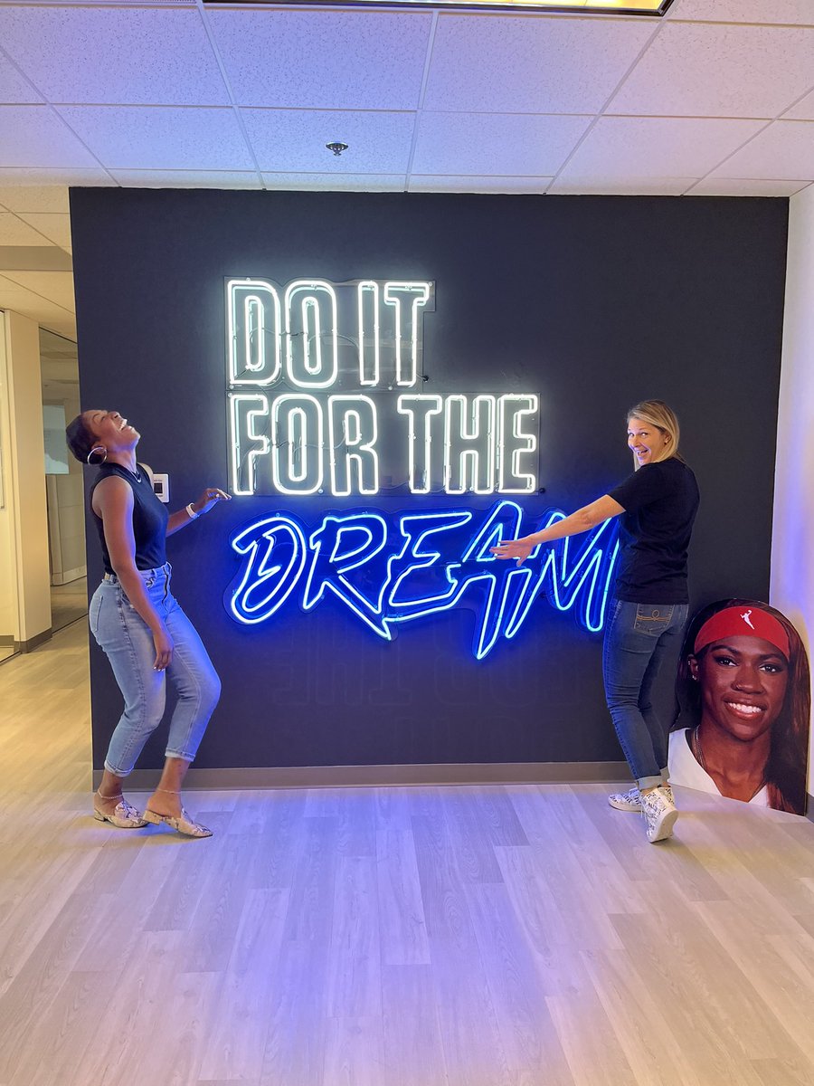 CoachDixon22's tweet photo. Grateful for the admin team @AtlantaDream and my friend, Jada Coggins who is hard working and driven and ALL IN to help the Dream be the best it can be. Invest in women and check out a game to support this team of women who are representing Georgia so well. @jadacoggins https://t.co/vpb5s1PDDX