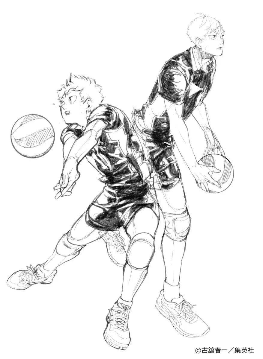 Haikyu_EN's tweet image. 【NEWS】
— Hinata and Kageyama Monument —

Hinata Shoyo and Kageyama Tobio have been appointed as the first "Special Tourism Ambassadors" of Sendai City, the setting of "Haikyu!!"

To commemorate, a “Haikyu!!” monument using the below illustration by Haruichi Furudate will be…