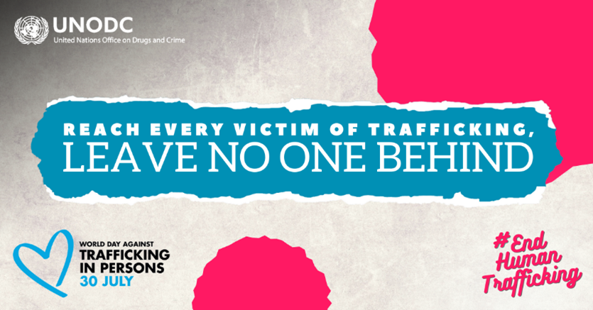 UNODC_Brussels's tweet photo. D-7 for World Day Against Trafficking in Persons📢
This year's theme is "Reach every victim of trafficking, leave no one behind".
Find out more about the campaign and what is coming up here⬇️
https://t.co/rEwpOkfsJJ

#EndHumanTrafficking https://t.co/HhwHdwgkrR