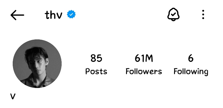 RT @Taehyung_india_: [INFO] 

Kim Taehyung has surpassed 61 Million followers on Instagram! https://t.co/Hfbku02zIF