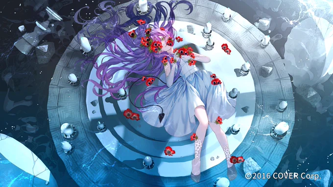 常闇トワ様の1stアルバム『Aster』より『ANEMONE』 MVイラスト描かせていただきました。  本当に素敵な楽曲なので是非聴いてください