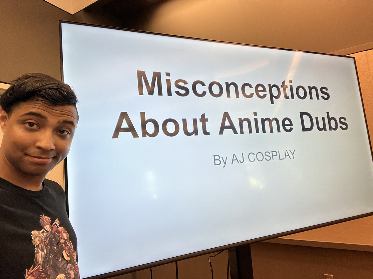 That person who likes anime dubs tweet media