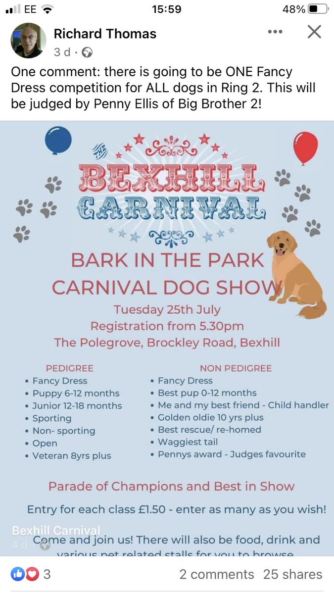So excited about this #dogshow #pets #dogsoftwitter #fashion @1066Tweets @CoolSussex @hastings_ob @hastingsonline @LordBrett1066 #pawsgalore