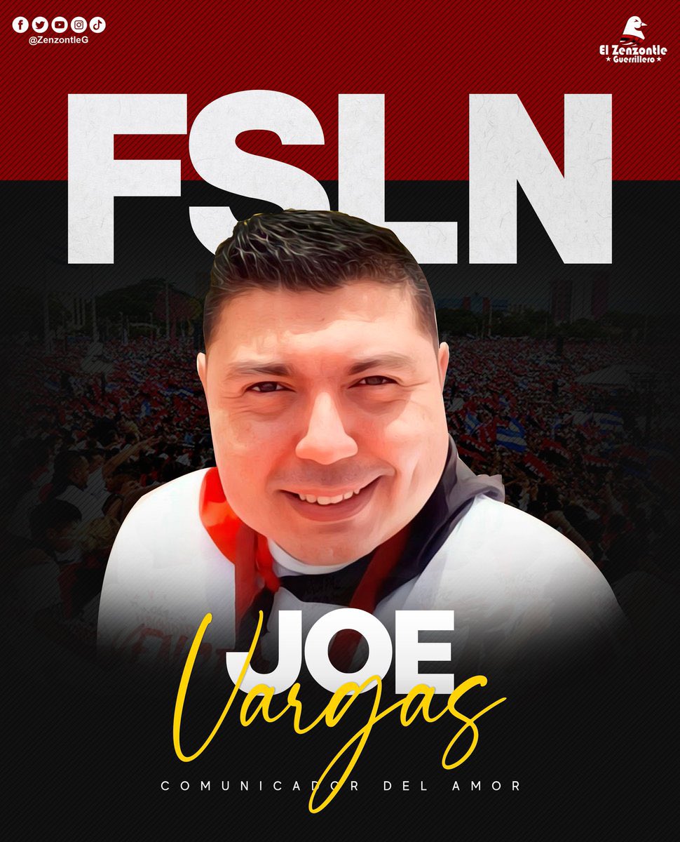 Y como pasa el tiempo, que de pronto son años… 😢

3 aniversario de tu paso a otro plano de vida pero en nuestros corazones siempre estarás presente ✊🏽
Joe Vargas PRESENTE, PRESENTE, PRESENTE 
#Nicaragua