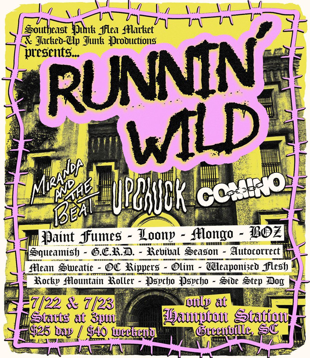 sidestepdog's tweet photo. Runnin' Wild fest continues today!! We're playing at 3 and would love to see you there. There are a ton of great acts playing through the afternoon and evening, so you don't wanna miss it. https://t.co/873TveU0kp