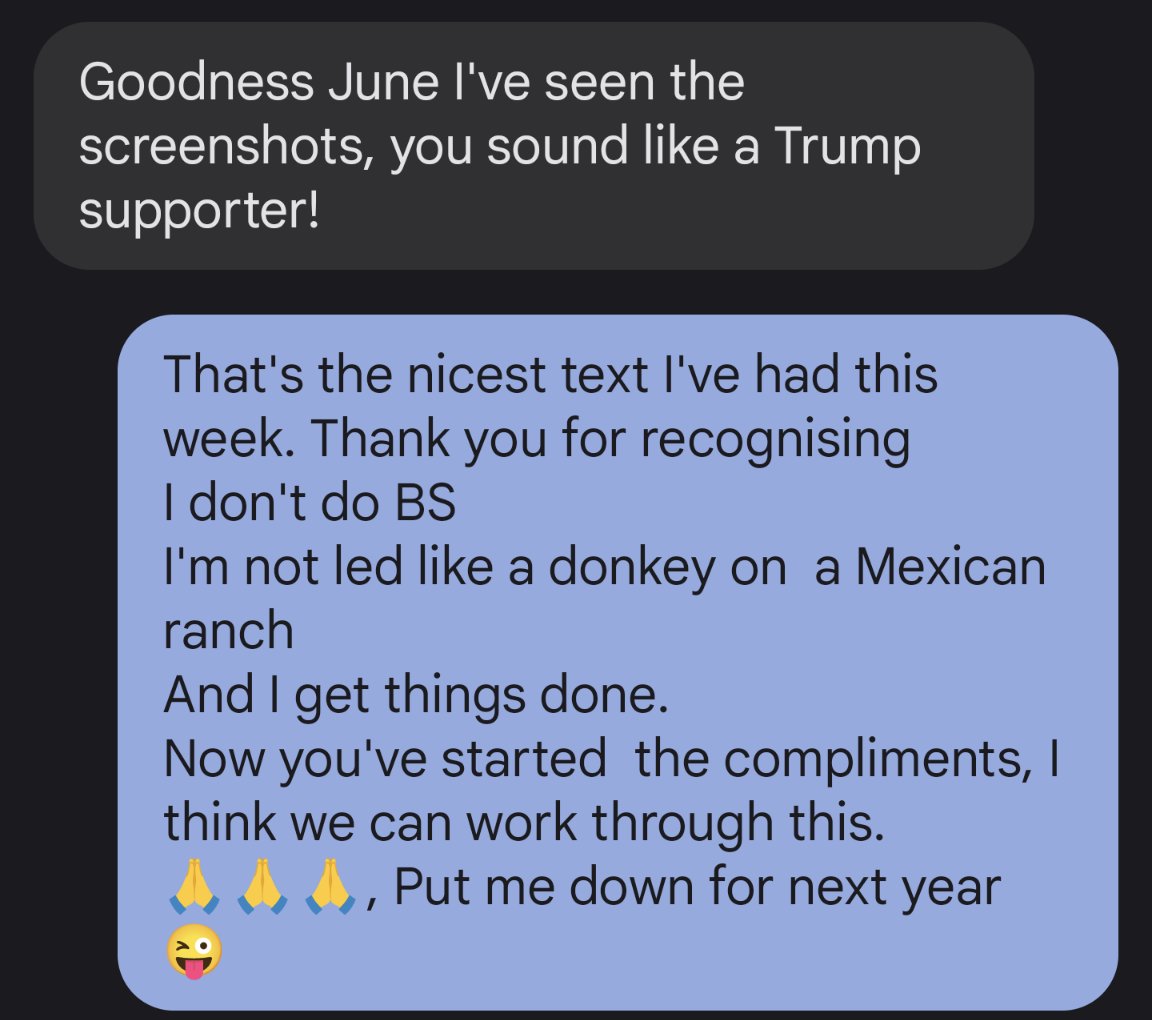 juneslater17's tweet photo. Imagine thinking I'd be insulted with this lol 🤣🤣🤣 https://t.co/gv1AZj9Vkk