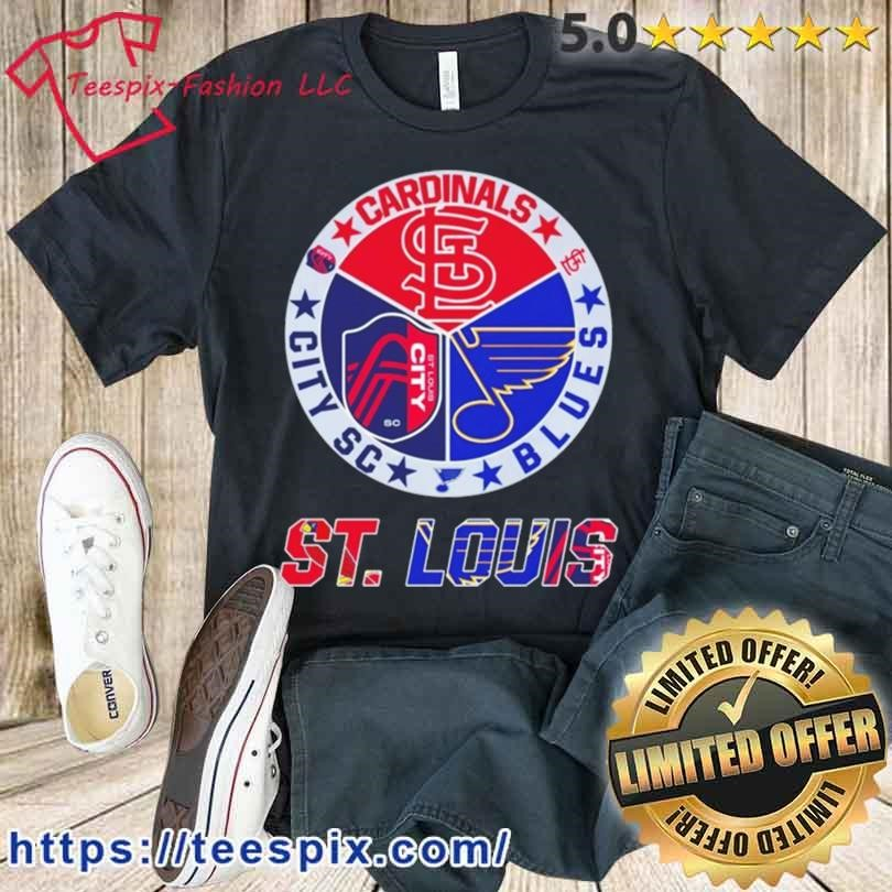 St Louis City SC St Louis Cardinals St Louis Blues logo Shirt
Buy it: https://t.co/JPX68bNgSK
Home: https://t.co/Dd01pQxZAU https://t.co/5qzOeQ26Pc