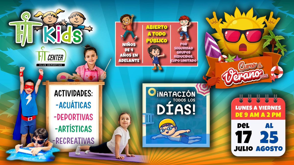 FITCENTERMX's tweet photo. ¡No te pierdas nuestro curso de verano 2023, aún puedes inscribirte, últimos lugares! https://t.co/gIoWtQf4VT