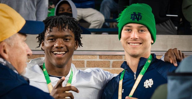 My guy @KevinSinclair_ and I are looking at the #NotreDame commit that should be considered closest to 