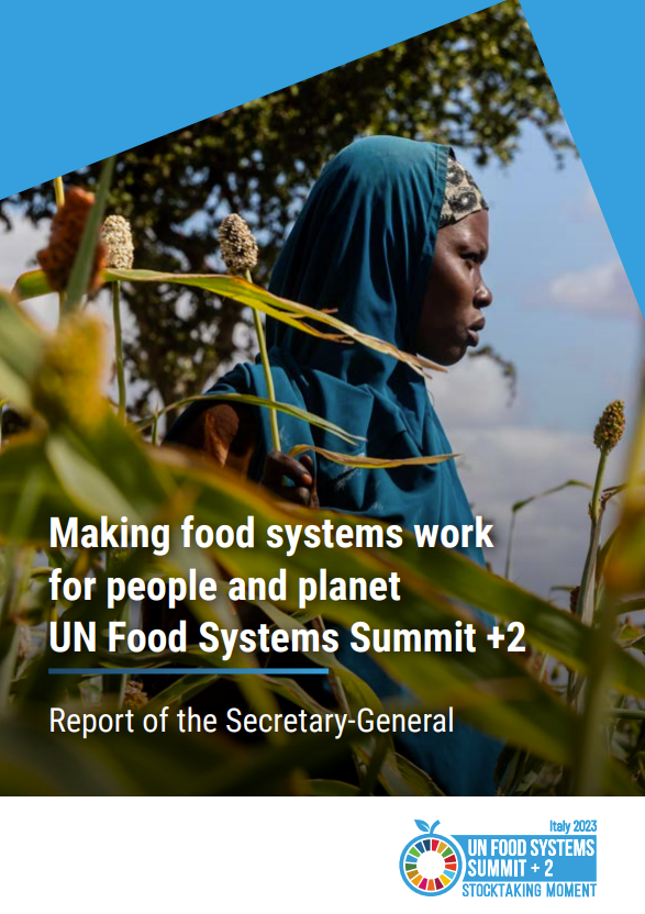 📢 𝗔𝘁𝘁𝗲𝗻𝘁𝗶𝗼𝗻 #𝗷𝗼𝘂𝗿𝗻𝗮𝗹𝗶𝘀𝘁 📢
Get the latest scoop on the UN Food Systems Summit +2 Report by @antonioguterres, available online! 🌍Discover progress & achievements since #UNFSS2021.

Access the full report here👉🏽 t.ly/BmFis

#UNFSS2023 @ninalakhani