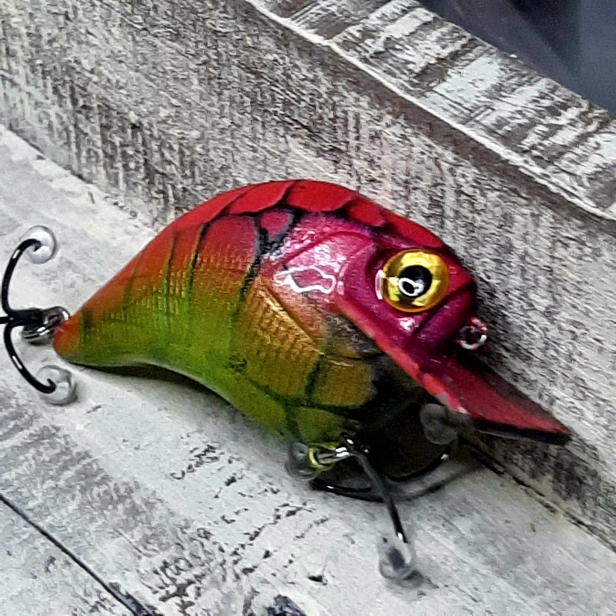 custom_cedar's tweet image. &amp;lt;;

##bassattitudefishing7 #smallmouthlures #custompaintedcrankbait #crankbait #liplesscrankbait #bucketmouth #bassfishinglife #bassfishinglures #smallmouthbass  #lures #crankbait#spinnerbait 
#BassFishing   #BassMaster   #FishTheBest #BassProTour #LargemouthBass
#fishing