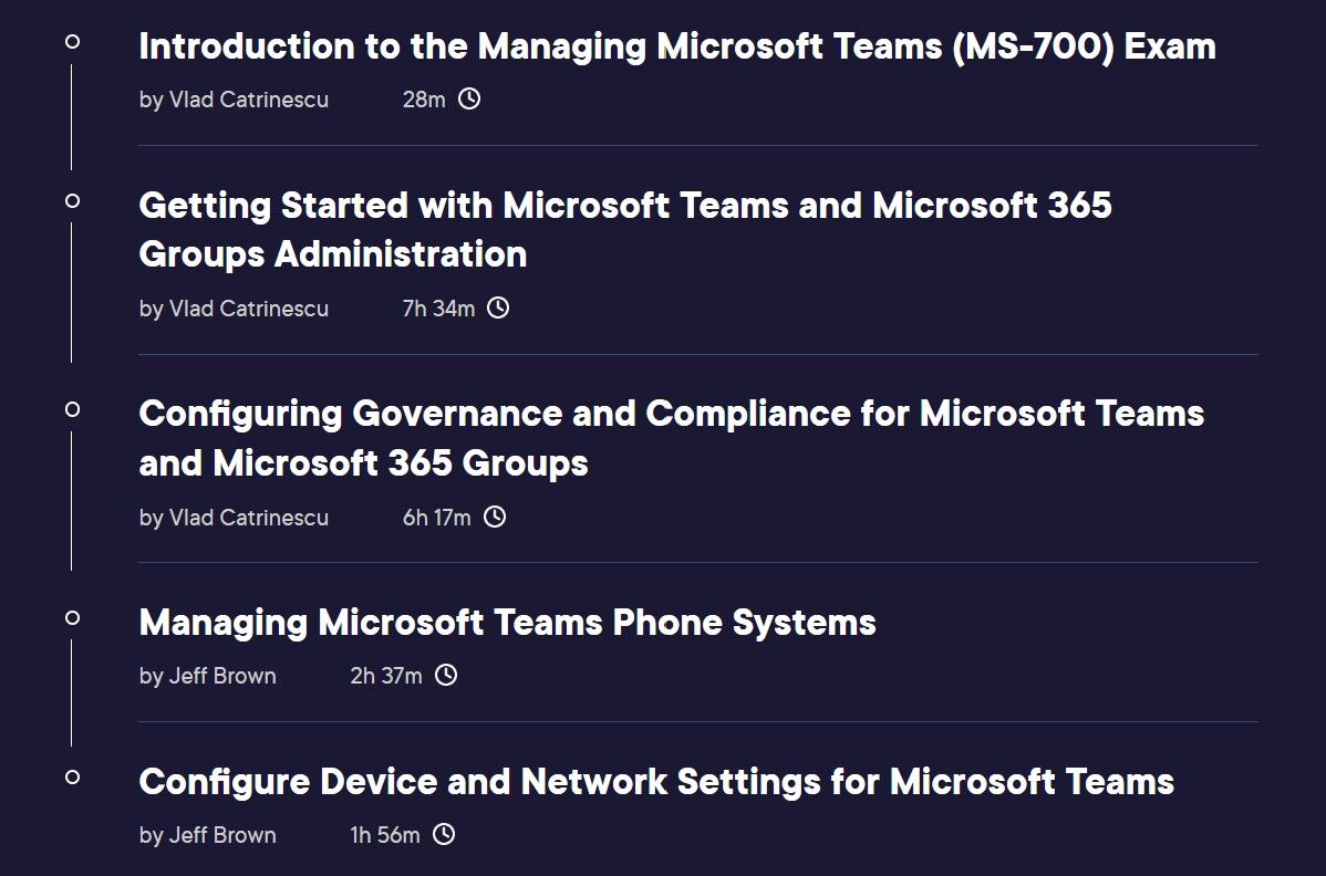 vladcatrinescu's tweet photo. Take your Microsoft Teams skills to the next level. β¬οΈ
Learn about deploying and managing endpoints in my learning path with Jeff Brown on #Pluralsight. #MS700
π https://t.co/nSjOgkj7bI https://t.co/Imz5crCnYe