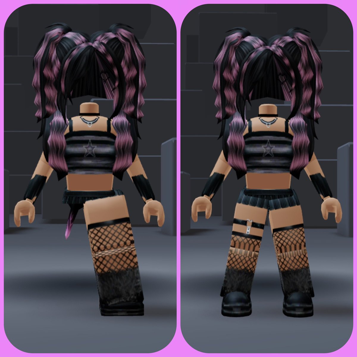 LMvri3's tweet photo. amazing designs by talented @_kqnzo 
i really loved them tysm!!!☺️ 
please RT 
and buy at *Gud Vibez* 

https://t.co/JuizAc54IY

#robloxart #Commission #roblox #RobloxDesigner #robloxgroup https://t.co/fyB8E924Xr