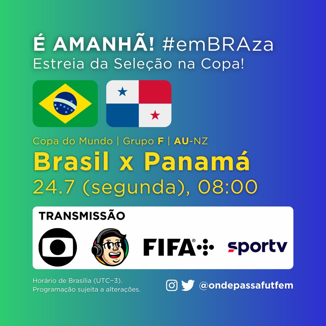 JOGO COMPLETO: BRASIL X PANAMÁ, 1ª RODADA