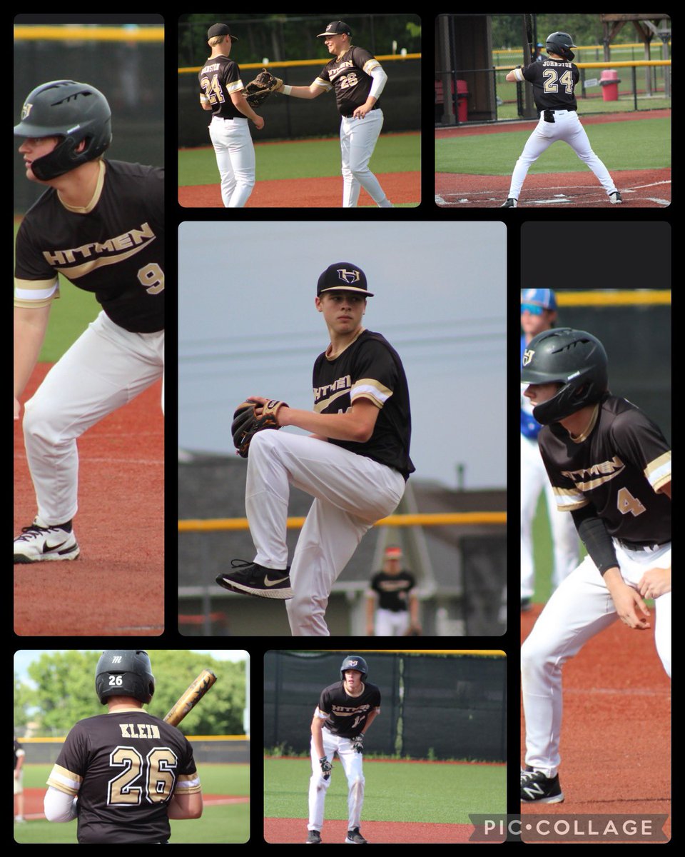 WIHitmen's tweet image. Hitmen advance to the semi final in Mauston with 9-0 W against the Downriver Hawks.

Debaker 2/3
Kuehn 2/3
Johnston 2/3
Smith 1/2
Klein 1/2

Kuehn 5 IP; 1 H; 2 BB; 5 SO