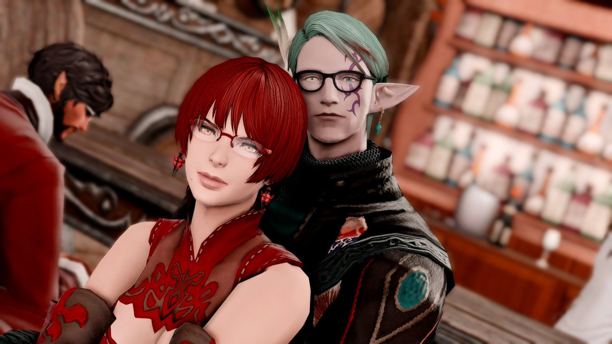 jemface's tweet photo. more screenies for #ffxivaf2023!! (i'm on the cool kids couch, but i dont have the shades, tragic) https://t.co/JyTIHduX09