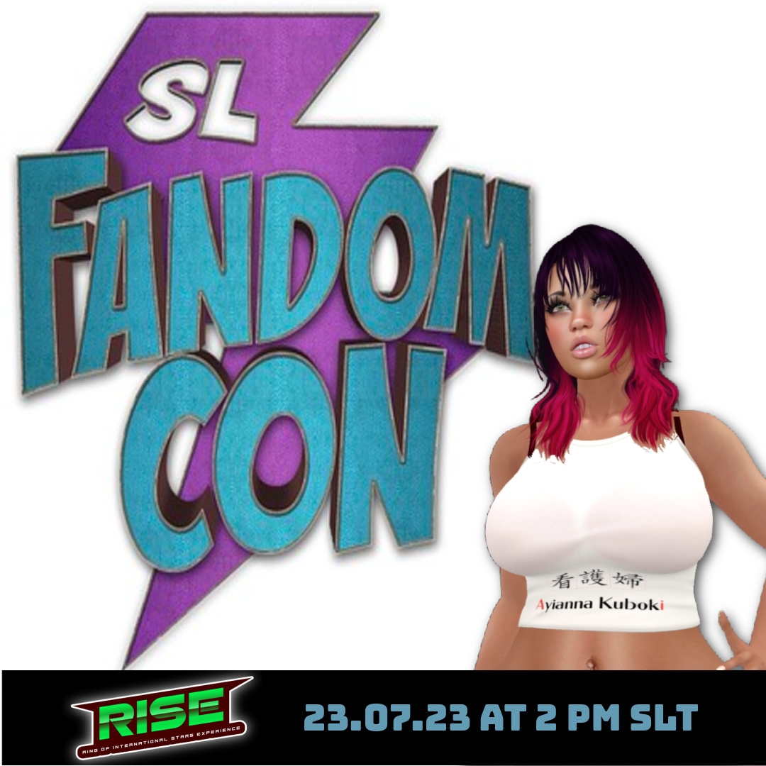 Show today 2 PM for #slfandom in #secondlife <a href="/SL_RISE22/">RISE Ring of International Stars Experience</a> <a href="/PWrestling2019/">Premier Wrestling</a> 
Come and support your favorit japanese nurse take on Coraian Calaverie.
LM below;
maps.secondlife.com/secondlife/Mag…