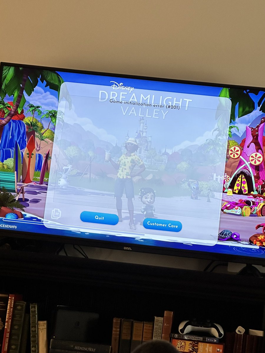 wickhamr28's tweet photo. @DisneyDLV I have rebooted many times and am still having the issues. https://t.co/EsDrBiOtPe