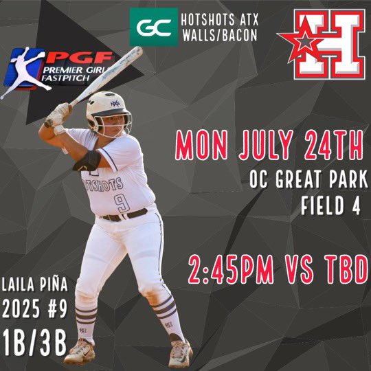 Bracket starts tomorrow!! Come out and watch my team show out in California! #softball