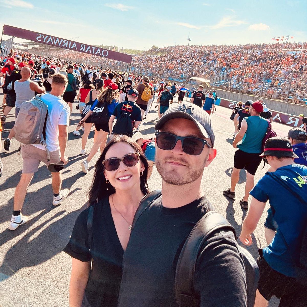 BEST DAY EVER. So burnt, so tired, so happy.  #HungarianGP 🏁