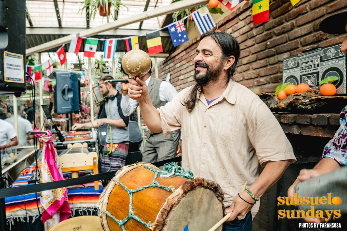 elcanyonazo's tweet photo. Today @SubsueloCrew celebrating COLOMBIA 🇨🇴 cumbia, salsa, gaita, tambor +++++ @CanaRumBarLA 

📸 @farahsosa https://t.co/WlsvSINh6g