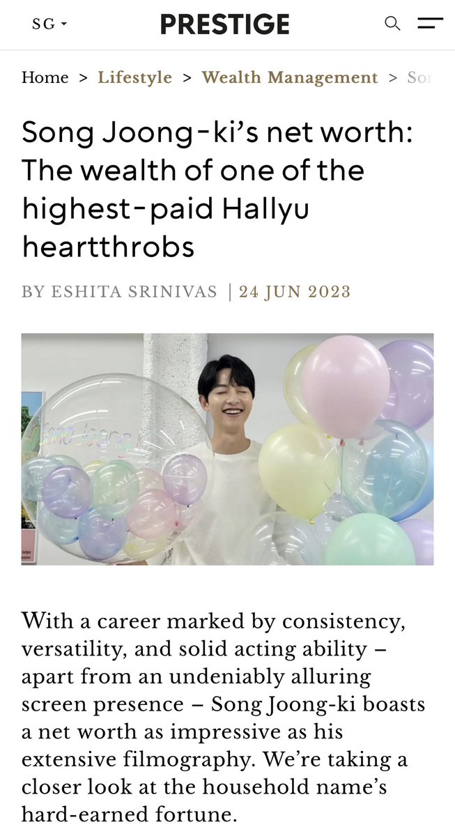 KiAileNYC's tweet photo. #SongJoongKi maybe the highest paid Korean actor, with 100+ CFs, he's still humble, kind, down to earth. He loves buying food and gifts for his family, friends and coworkers, and a regular donor of several charities.

An SG mag's article on his wealth:
https://t.co/kP3lp2iFHY https://t.co/00YTNs6EjM