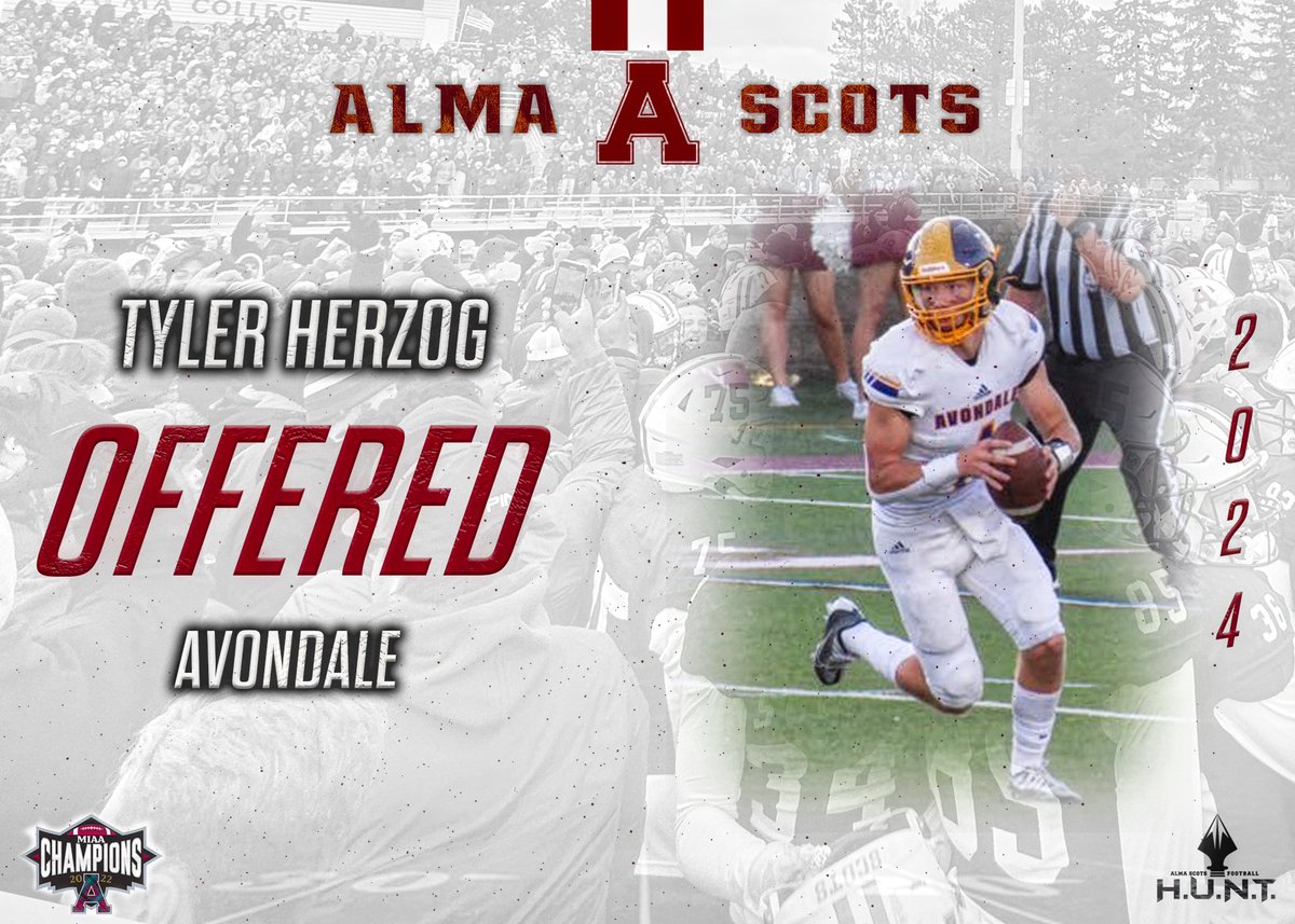 After a great camp and conversation with <a href="/z_rieps/">Zach Riepma</a> I am super excited to say I have received my first offer!
<a href="/CoachCouchAlma/">Jason Couch</a> <a href="/AlmaCoachCole/">Scotty Cole</a>