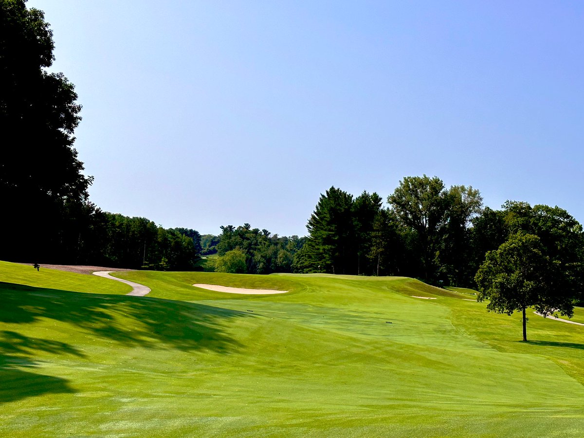 Top100Rick's tweet photo. Pine Hills Country Club - 1928 
Harry Smead 

The term “hidden gem” is probably over-used.  But it applies perfectly to Pine Hills in Sheboygan, Wi. 

Smead isn’t a known name, but it’s clear he had some great inspiration.  The green complexes are fantastic, lots of internal contour and great individual hole identity. 

The land is incredible, it moves up and down constantly. Thankfully bulldozers didn’t exist to flatten out any of the heaves that add so much character. The fairways are wide and fair, the trees are only in play when far off target.

Pine Hills is truly a great golf club. Can’t help but think that if it had a “name” architect it would be talked about far more. 

Certainly one of the top 3 private courses in Wisconsin, I’ll let you guys argue about the order they should be in. 😂