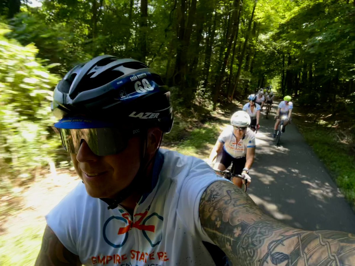 SeanCrotty134's tweet photo. #esr23. Empire State Ride Day 1 https://t.co/RS6qDRyJ7H