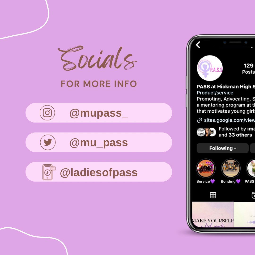 We're happy to announce that P.A.S.S. applications are just around the corner! 🎉 Stay tuned to our social media for more details on how to apply and join the P.A.S.S. sisterhood! 🫱🏾‍🫲🏿 💗💜#mentorship #mizzou27 #mizzou26  #mizzou25 #mizzou24 #CollegeLife  #StudentOpportunities