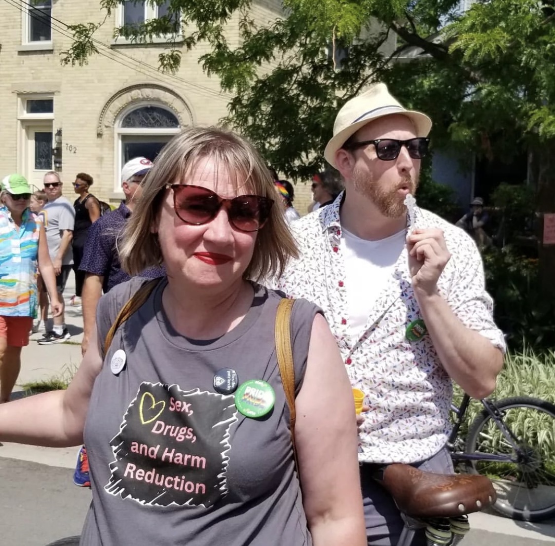 London Cycle Link had a great time at @prideldnfest today! We were joined by @LondonEnviroNet, @UrbanRootsLdnOn, and @innoworksldn! An amazing day with an amazing group of people❤️🏳️‍🌈🏳️‍⚧️
