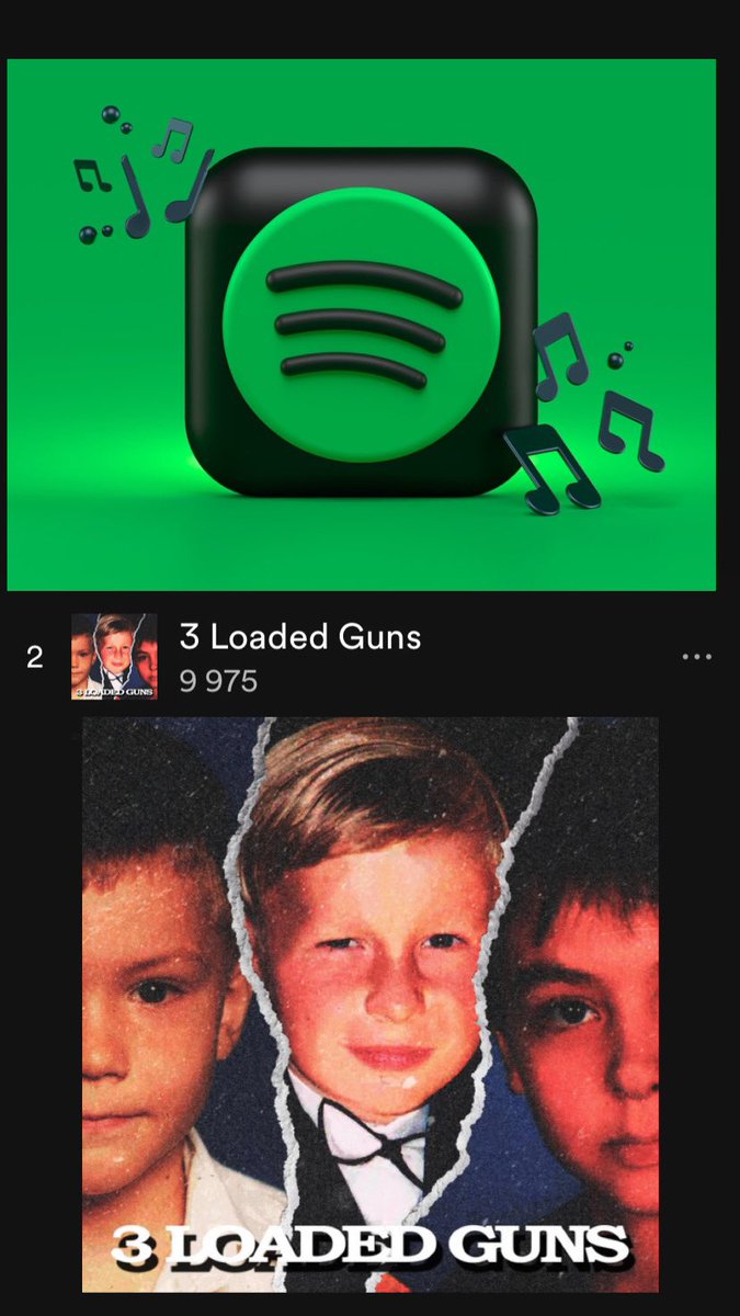 cardinal_birds's tweet photo. Dear friends!๐๐ผ
Our song "3 loaded guns" has almost 10 thousand listens, it is the most played song on Spotify. There are 25 left before 10 thousand.
let's help this song rise to the top?
#Spotify #SupportUkraineMusic
https://t.co/7s2MPSJgYg https://t.co/dFm8CnqDSq