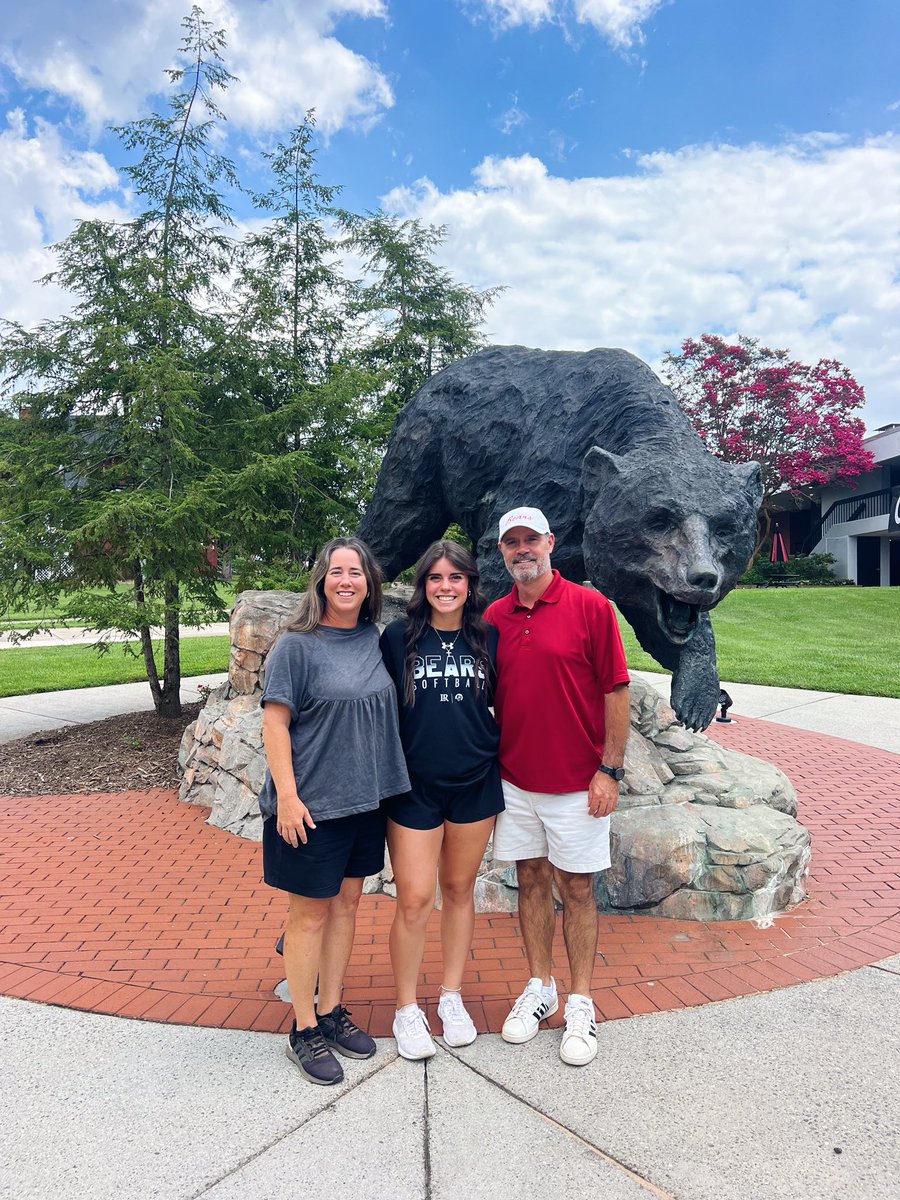 I am so thankful to officially announce that I will continue my academic and athletic career playing softball at Lenoir Rhyne University. Thank you God, my parents, my coaches, my teammates, and my friends for pushing me to get to this far! GO BEARS🖤 @BulletsLawson @HollarShena