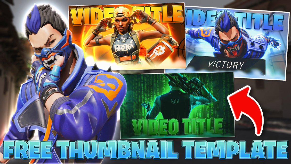 Valorant thumbnail templates tomorrow!