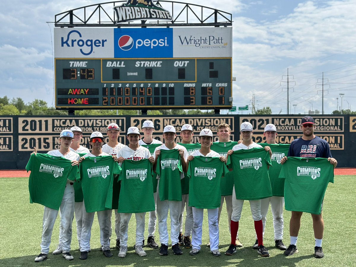 RbiBulls2025's tweet photo. RBI BULLS 2025 winners at @PastimeBaseball Xavier University/Wright State University - The Ohio Valley Select Showcase. 

8-3 over Durham Bulls 16u 

@rbibullsbaseba1 @TrinityHSBBall @StXTigersBSB @BaseballBruins @SpencerCoBSBL https://t.co/YgcDaU77Fj
