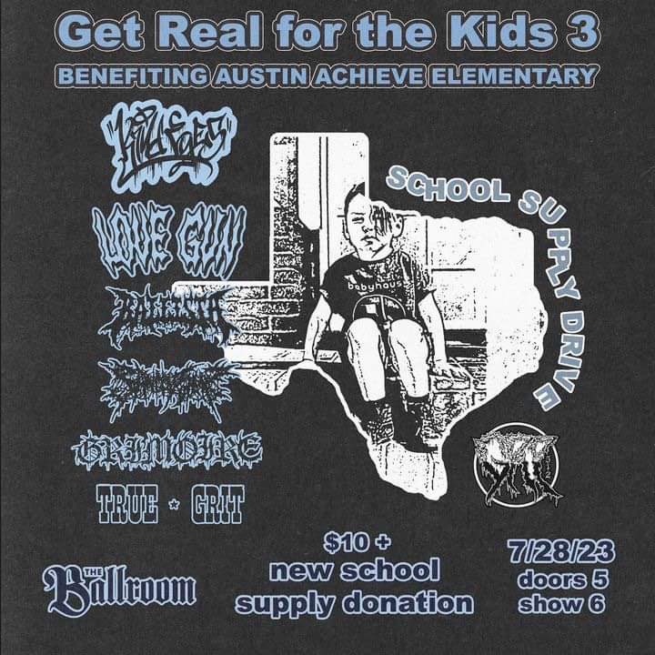 THURSDAY IN DFW AND FRIDAY IN AUSTIN. LOVE GUN HAD TO DROP BUT THE ROCK KEEPS ROLLING.